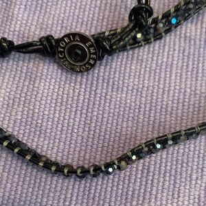 Victoria Emerson crystal Beaded wrap Bracelet
